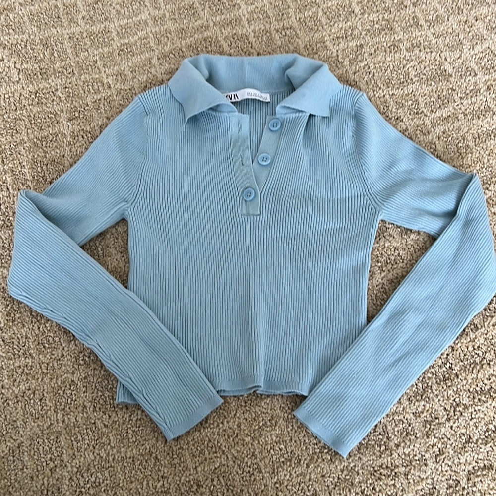 Zara cropped sweater